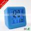 Wholesale fashion design LED digital desk wooden alarm clock