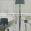 Decorative black vintage wooden table lamp