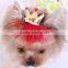 crown shape dog accessories luxury