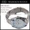 Quartz stainless steel back watch for men