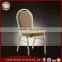 Wholesale Strong Aluminum Round Back grey Banquet Vip Chair
