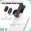 For iPhone camera lens 2016 new innovative gadgets mobile phone zoom lens kit 3in1