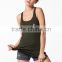 new fashion style women fitness yoga wear custom body running singlet badminton tank tops