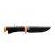Fixed Blade Outdoor Survival Knife with titanium coating Blade and nice plasctic handle