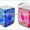 Chinese style portable mini led light bluetooth speaker support TF card and USB port