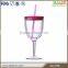 2014 newest 10 oz plastic insulated wine tumbler