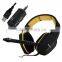 7.1 Virtual Surround Sound Computer PC Headphones USB Gaming Headset with Inline Volume Control and Mic & LED light