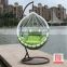 swing rattan egg chair/ hanging hammocks with stand/beach hanging egg swing chair