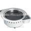 2 in 1 BBQ Korean electric Pan grill steam hot pot and Teppanyaki grill GER-2000UCT