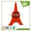 New design iron tower shape silicone alarm table clock