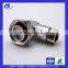 DIN Male Right Angle Connector For 1/2"Superflexible Cable