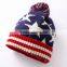 FREE Sample! Winter hat knitted beanie with top ball