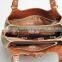 Magnetic Snap Closure Jute Bag Duffel Bag Large Capacity Women Wristlet Tote Bag