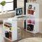Europe Home Furniture Type and No Folded computer table with bookshelf
