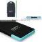 2015alibaba china Portable mobile charger waterproof solar power bank 5000mah