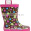 rain gum boots for children with loop kids rain boots fashion wellington boots