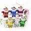 Factory Sale attractive style Cheap Small powder Santa Claus christmas tree decorations in many style