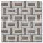 Irregular marble stone mosaic tile