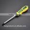 professional S2 and CRV duable high rubber handle screwdriver with tip torsion is 50-54HRC