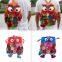 Kids Owl Ethnic Backpack Handbag School Bag Colorful Stitch Girl Boy Children
