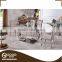 Modern Furniture Dining Marble Table Luxry Velvet Chair Set