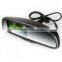 car rear view camera and parkng sensor rearview mirror with bluetooth car kite
