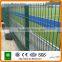 Green powder painting double wire fence