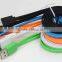Colorful flat usb cable male to micro 5PIN