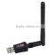 2DBI Hi-Speed 300Mbps 802.11b/g/n USB Wifi Adapter dongle For Desktop PC Laptop Black