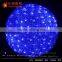 Outdoor 3D christmas holiday decoration street light jumbo led ball oranment