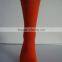 Haining GS custom high quality soft plain pure orange men business bamboo fiber socks