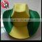 Plain Dyed Pattern and non-woven Material flashing cowboy hat