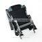 Outsunny Gray Folding Portable Fishing Chair with Rod Holder