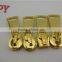 High Quality 15# Customized Gold Metal Zipper Slider