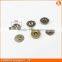 Plating sewable magnetic clothes button with 2 holes, magnet two hole buttons