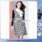 2016 Fashion Ladies Plaid Slim Fit Dress Women Plaid Dress