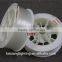 Optical fiber lens for optical fiber lighting system