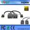Rj45 powerline HDMI extender 30m over utp cable Cat5e/6 hdmi extender with pigtail, no power needed