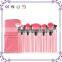 24 pcs Pink Makeup Brush Set tools Make-up Toiletry Kit Make Up Brush Set Case