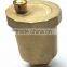 Nickel plated or brass air vent valve