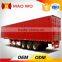 50Ton Hino brand 6x4 6x6 6x8 cargo truck , van type semi trailer