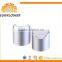 24/410 Aluminum gold/sliver press disc top cap for cosmetic bottle