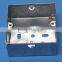 BS4662 standard 3x3 One gang GI box 35mm deep switch wall box