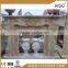 Popular home stone decoration fireproof material for fireplace