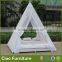 Outdoor arabian style sun bed rattan daybed with gauze shade