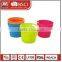 Beer promotion colorful factory plastic ice bucket 5L