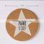 Japanese style cork printing pot pad Coasters Placemat