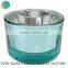 glass candle stick holder Flared Tealight Glass Cup Purple Glass