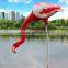 wholesale large resin garden animal statues fiberglass flamingo statue