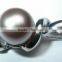 Silver 825 women gift pearl rings Tahitian Pearl Ring